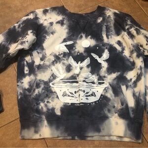 Sister Nettle Birdbath Tie-Dye Sweatshirt